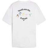 Puma Majice s kratkimi rokavi Downtown Graphic Tee Bela | Shoptok.si