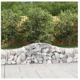  Lučne gabionske košare 4 kom 200x30x40/60 cm pocinčano željezo | shoptok.hr