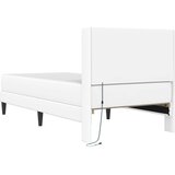  Okvir kreveta s madracem Bijela 100 x 200 cm Umjetna koža | shoptok.hr