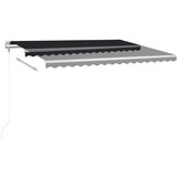  Automatska tenda sa senzorom za vjetar LED 400x350 cm antracit | shoptok.hr