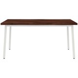  Stol za blagovanje s prirodnim rubom 160 x 90 x 75 cm | shoptok.hr