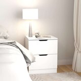  Noćni ormarići 2 kom bijeli 40 x 40 x 50 cm od iverice | shoptok.hr