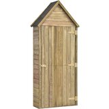 Furnova Vrtna lopa za orodje vrati 69,5x32x178 cm impregnirana borovina, (21912720) | Shoptok.si
