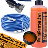Rosfix CEV ZA BRIZGANJE BARVE IZ TPU-VLAKEN 15 M, MODRA + PAINTPATRON 3V1 TEKOČINA ZA VZDRŽEVANJE IN ČIŠČENJE BRIZGALNE PIŠTOLE ZA BARVO 1L, (21746494) | Shoptok.si