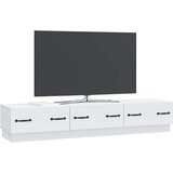 TV ormar s ladicama Bijela 147 x 34,5 x 27 cm Konstruirano drvo | shoptok.hr