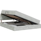  Krevet s od storage Svjetlosiva 180 x 200 cm Baršun | shoptok.hr