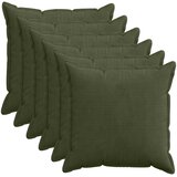  Presvlaka za jastuk 6 kom. HOUTEN Zelena 60 x 60 cm Kord | shoptok.hr