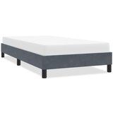 vidaXL Okvir kreveta bez madraca tamno sivi 90x210 cm baršun Cijene