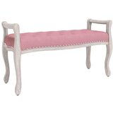 The Living Store klop roza 110x45x60 cm žamet - klop, (21495135) | Shoptok.si