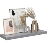  Plutajuća zidna polica siva 80 x 23,5 x 3,8 cm MDF | shoptok.hr