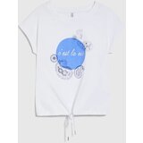 Marisse Cotton Blouse With Print, White | ePonuda.com