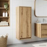  Umivaonik s policom za zid Hrast artisan 35 x 20 x 81 cm | shoptok.hr