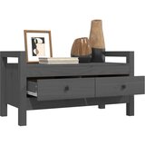  Klop za predsobo siva 80x40x43 cm trdna borovina, (20739392) | Shoptok.si