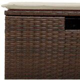 vidaXL 6-dijelni set vrtnih sofa od poliratana s jastucima smeđi | shoptok.hr