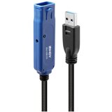 Lindy USB kabel USB 3.2 gen. 1 (USB 3.0) USB-A vtič\, USB-A vtičnica 30.00 m črna\, modra 43362, (20598552) | Shoptok.si
