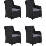  5-dijelni vrtni blagovaonski set crni | shoptok.hr