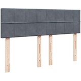  Krevet s oprugama i madracem tamnosivi 140x190 cm baršunasti | shoptok.hr