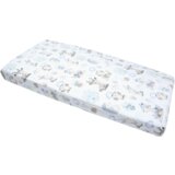 Medi Partners Fitted sheet for bed 120x60 – cotton – Deer and Hedgehog | ePonuda.com