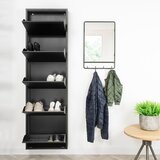 Spinder Design Črna kovinska omarica za čevlje Billy – | Shoptok.si