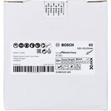 Bosch X-LOCK vlaknasta ploča, 125 mm, G60, zvezdasta rupa, R780 Best for Metal + Inox - 2608619185 | ePonuda.com