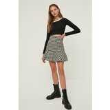 Trendyol Multi Colored Crow's Foot Skirt Cene