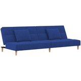 Dvosjed na razvlačenje s dva jastuka plavi od tkanine | shoptok.hr
