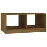 Stolić za kavu boja meda 75 x 50 x 33,5 cm od masivne borovine | Eponuda.com