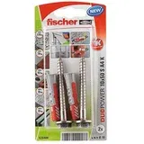 Fischer Tipla DuoPower 10x50 s vijkom od nehrđajućeg čelika A4 (Ø x D: 10 x 50 mm, 2 Kom.)