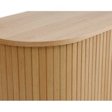 Unique Furniture Komoda u dekoru hrasta s kliznim vratima u prirodnoj boji 120x76x45 cm Nola – | shoptok.hr