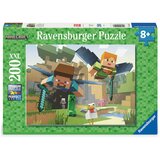 Ravensburger Puzzle Minecraft XXL 200 dijelova | shoptok.hr