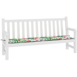  Jastuk za vrtnu klupu višebojni 200x50x3 cm od tkanine | shoptok.hr