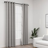 vidaXL Zavjese za zamračivanje s prstenima 2 kom sive 140 x 245 cm Cijene