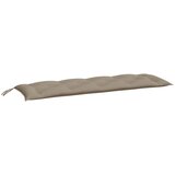  Jastuk za vrtnu klupu smeđesivi 150 x 50 x 7 cm tkanina Oxford | shoptok.hr