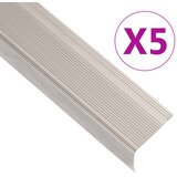  Rubnjaci za stepenice L-oblika 5 kom aluminijski 90 cm bež Cene