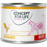 Concept for Life Veterinary Diet Urinary govedina - Varčno pakiranje: 24 x 200 g | shoptok.hr