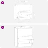  Hranilica za piliće Srebrno 20 x 25 x 35 cm Cinkani čelik | shoptok.hr