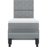 vidaXL Box Spring Krevet s madracem i klupom svijetlo siva 80x200 cm tkanina | shoptok.hr
