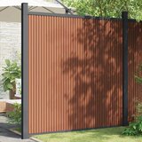 vidaXL Ograjni panel rjav 173x186 cm WPC Cene