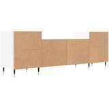 TV ormarić bijeli 160 x 35 x 55 cm od konstruiranog drva | shoptok.hr