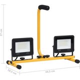 vidaXL LED reflektor z ročajem 2x30 W hladno bel | Shoptok.si