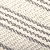  Pamučni pokrivač prugasti 220 x 250 cm sivo-bijeli | shoptok.hr