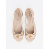 GOODIN Gold open-toe shoes | shoptok.hr