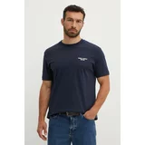 Marc O'Polo Pamučna majica DENIM za muškarce, boja: tamno plava, s tiskom, 5000000086