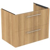 Ideal Standard stenska omarica za pod umivalnik v hrastovem dekorju v naravni barvi 80x63 cm i.life b | Shoptok.si