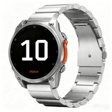 INF združljiv s garmin fenix 8 26 mm titanov pašček s hitro sprostitvijo silver, (5000114071) | Shoptok.si
