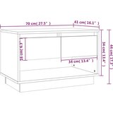 TV ormarić boja betona 70 x 41 x 44 cm od konstruiranog drva | shoptok.hr