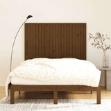  Stensko posteljno vzglavje medeno rjavo 140x3x110 cm borovina, (20739487) | Shoptok.si