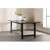 Venture Home Count pravokutni blagovaonski stol 220 × 100 cm, crni | shoptok.hr