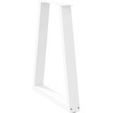 Noge za blagovaonski stol V-oblik 2 kom Bijele 50x(72-73,3) cm Čelik | shoptok.hr