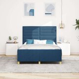 Plavi Tekstilni Okvir Krevete 140x200 cm | shoptok.hr